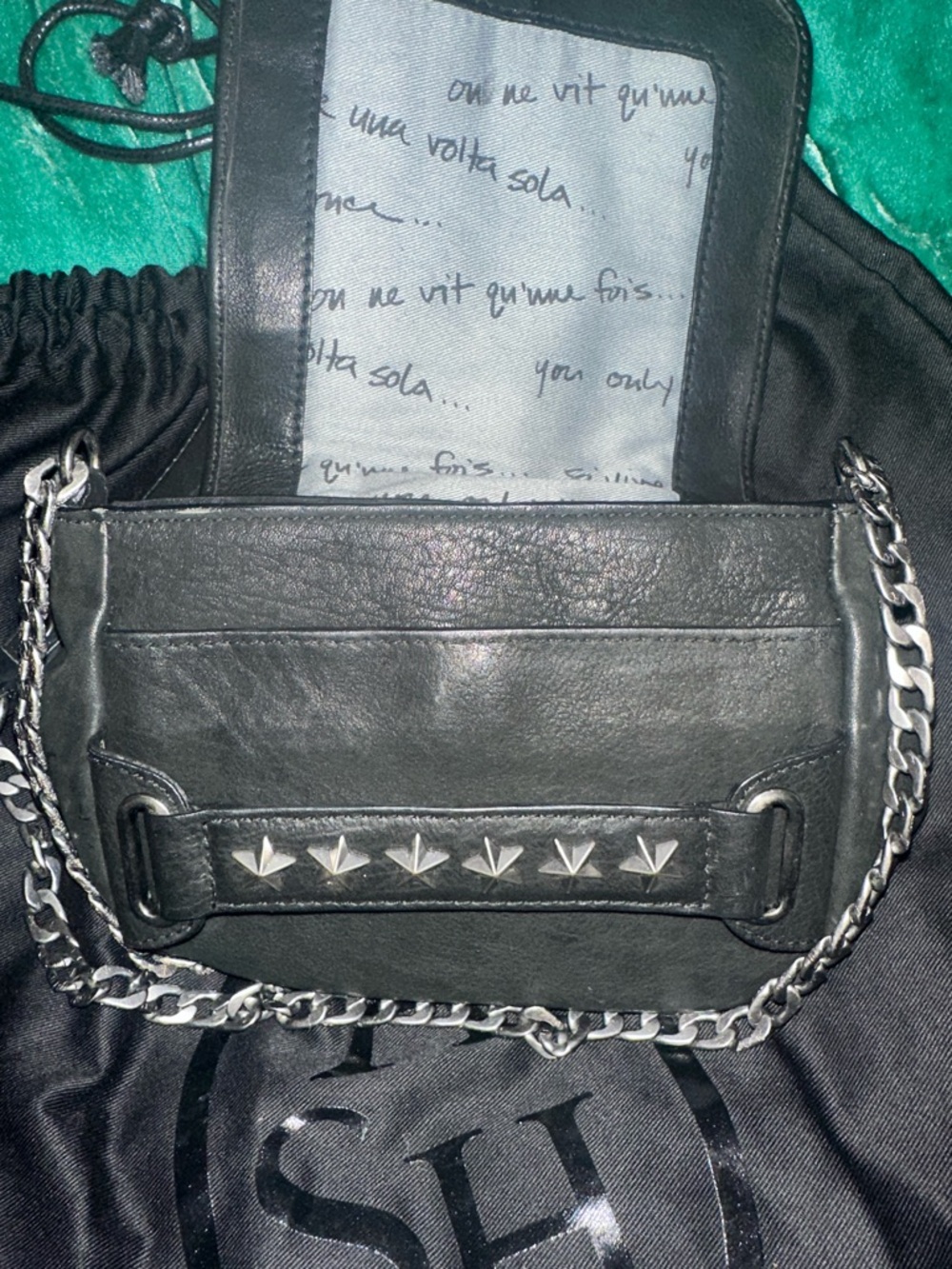 ASH STUDDED LEATHER CROSSBODY BAG - Picture 9 of 16